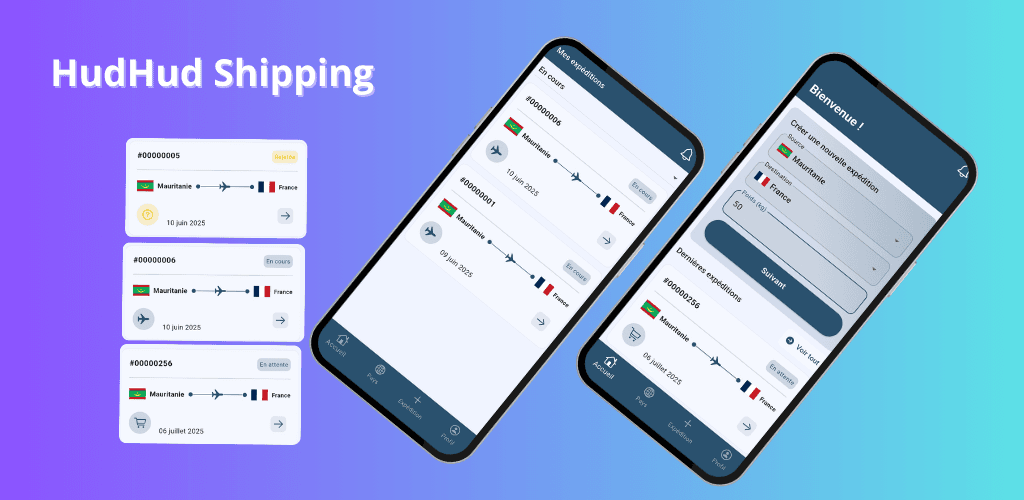 HudHud Shipping - Plateforme de Livraison Internationale